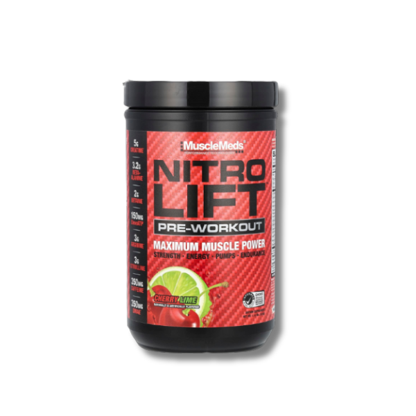 Nitro Lift Pre Workout 30 Servings by MuscleMeds – Strength & Power Performance Formula