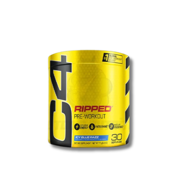C4 Ripped Pre Workout 30 Servings by Cellucor – Fat Loss & Energy Formula