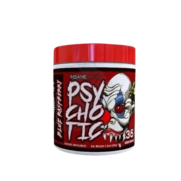 Psychotic Pre-Workout 35 Servings by Insane Labz – Extreme Energy & Focus Formula