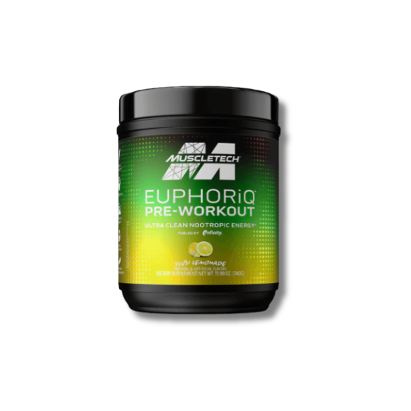 EuophorIQ Pre Workout 20 Servings by MuscleTech – Clean Nootropic Energy Formula