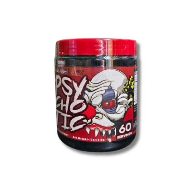 Psychotic Pre-Workout 60 Servings by Insane Labz – Extreme Energy & Focus
