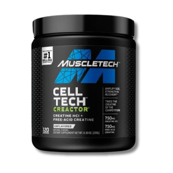 Cell-Tech Creactor 120 Servings by MuscleTech – Advanced Creatine HCl Formula