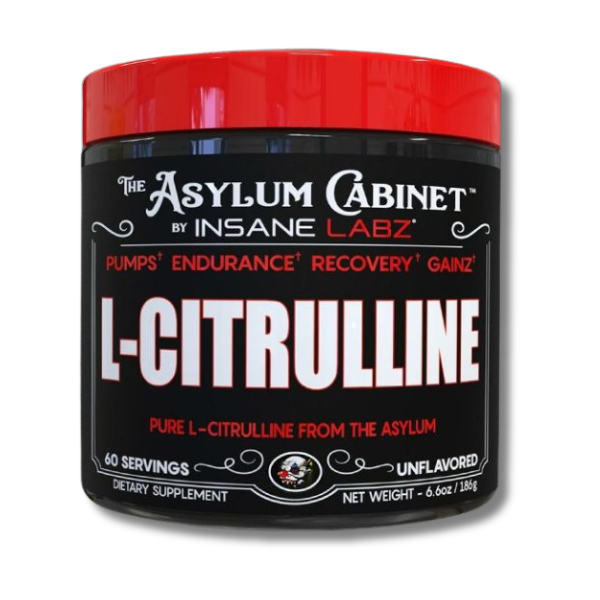 L-Citrulline 60 Servings by Insane Labz – Nitric Oxide & Pump Suppo
