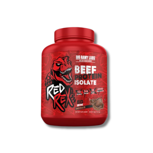 Red Rex Beef Protein Isolate 4lb by Big Ramy Labs – Beef Protein Isolate