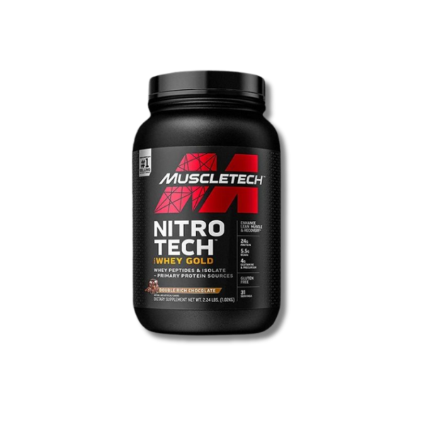 NitroTech Whey Gold 2lb by MuscleTech – Whey Protein Blend