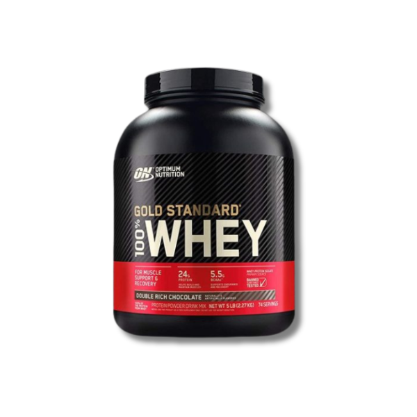 Gold Standard 100% Whey 5lb by Optimum Nutrition – Whey Protein Blend