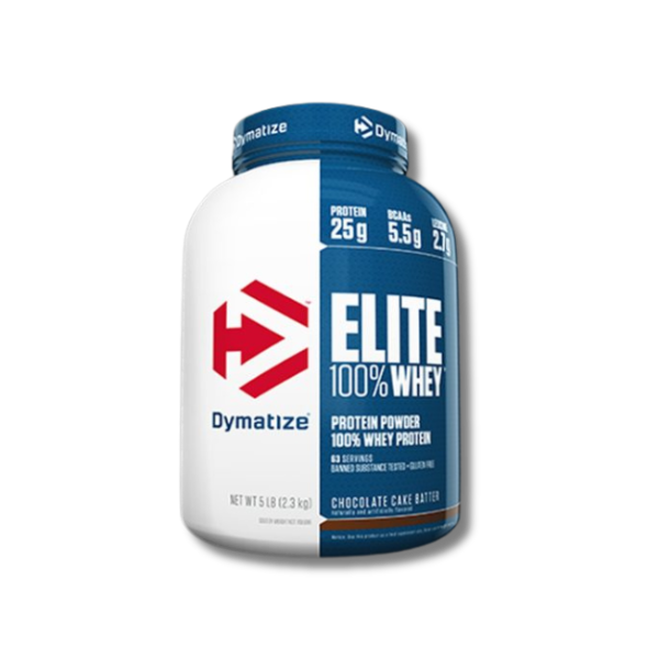 Elite 100% Whey Protein Powder 5lb by Dymatize – Whey Protein Blend