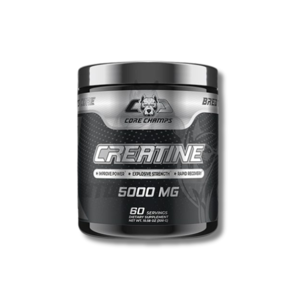 Creatine Monohydrate Powder 5000mg 60 Servings By Core Champs
