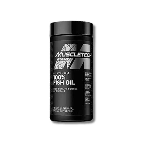 Platinum 100 Percent Fish Oil 100 SoftGels By MuscleTech