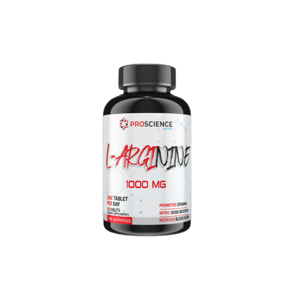 L-Arginine 1000mg 100 Tablets By Pro Science Nutra