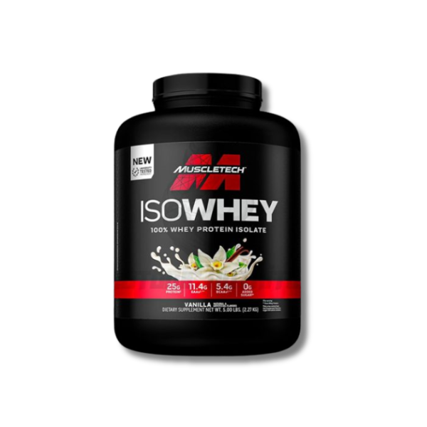 IsoWhey 100 Percent Isolate 5lb by MuscleTech – Whey Protein Isolate